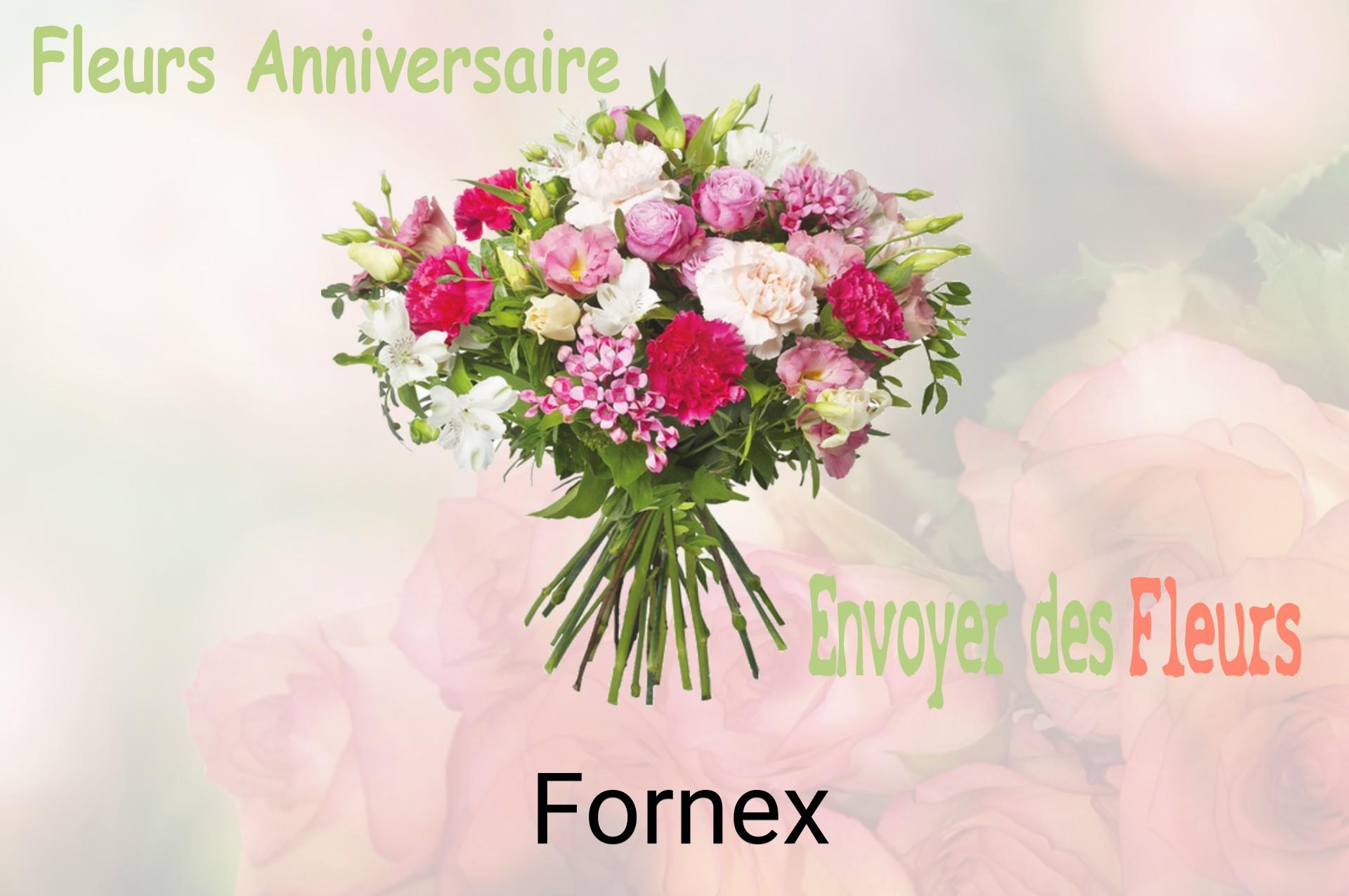 Bouquet de fleurs d’anniversaire livré à Fornex